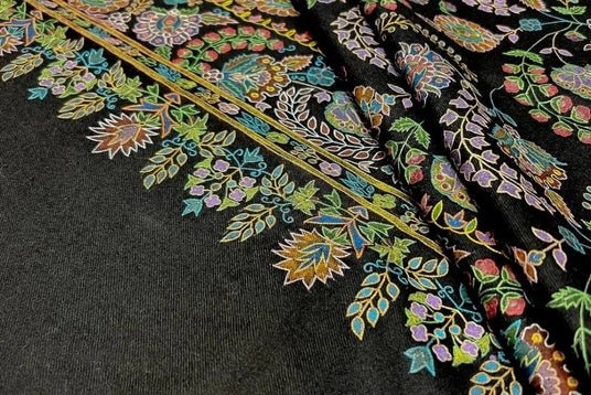 Black Pure Kashmiri pashmina Shawl