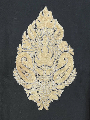 Woollen Phiran with Aari And Zari Embroidery