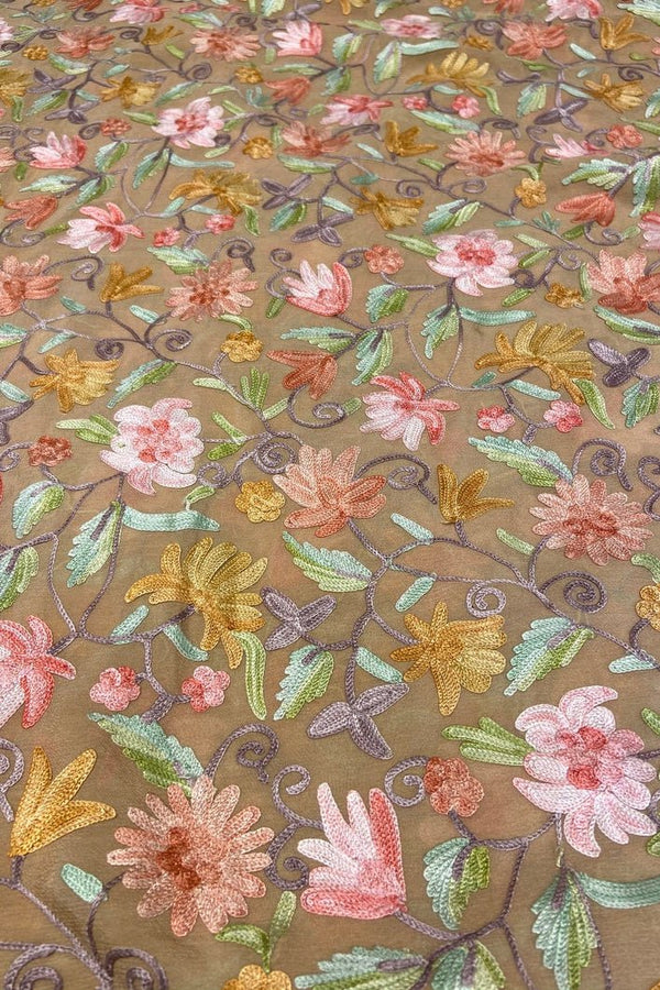 Kashmiri floral jaal Running Length