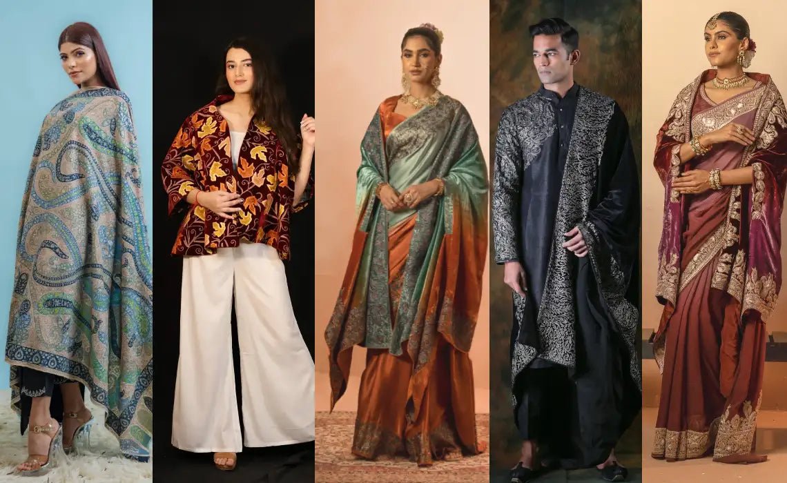 Fusion Viraasat: Classic Winter Looks with a Kashmiri Twist