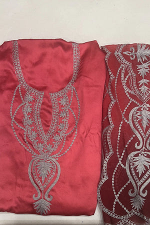 Farah — Cotton Satin Zari Suit Set
