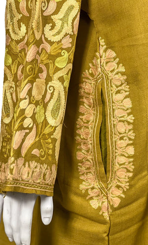 Phiran With Aari And Zari Embroidery