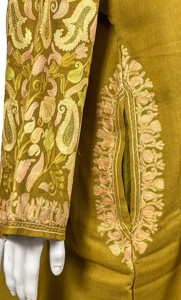 Phiran With Aari And Zari Embroidery