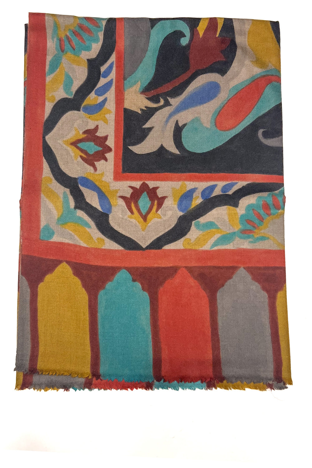 Pure Pashmina Hand Paint Shawl