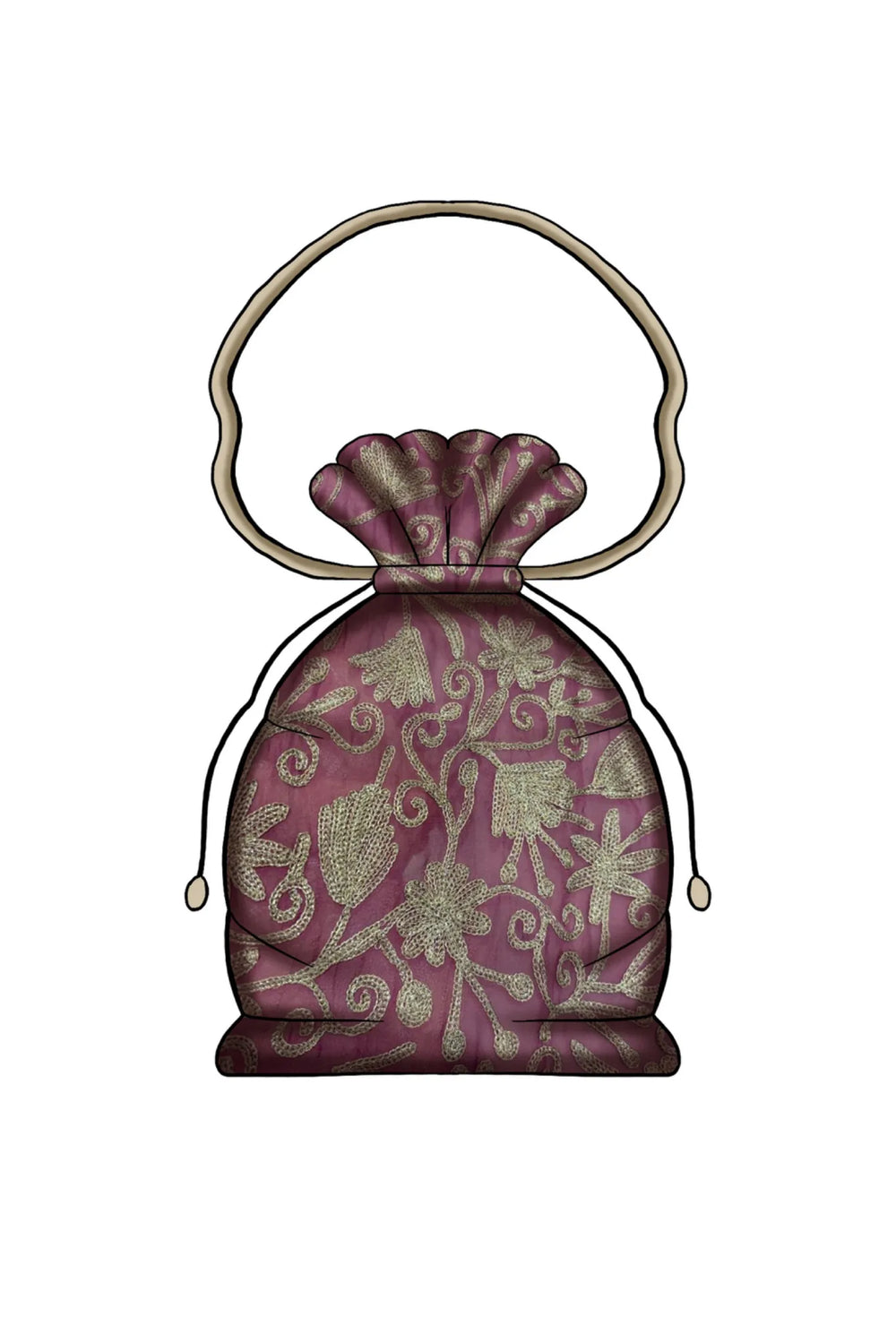 Bolsa Potli a juego