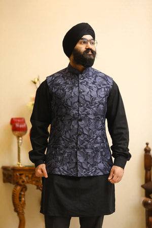 #Black&SteelBlue
