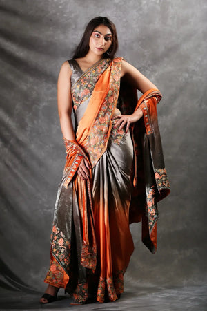 #OmbreGrey&Orange