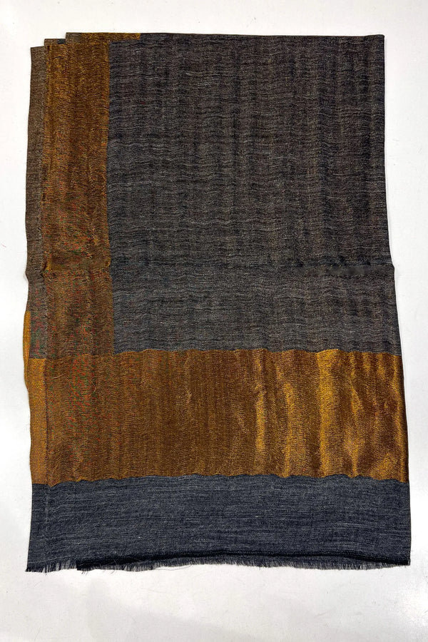 Pure Wool Zari Border Stole