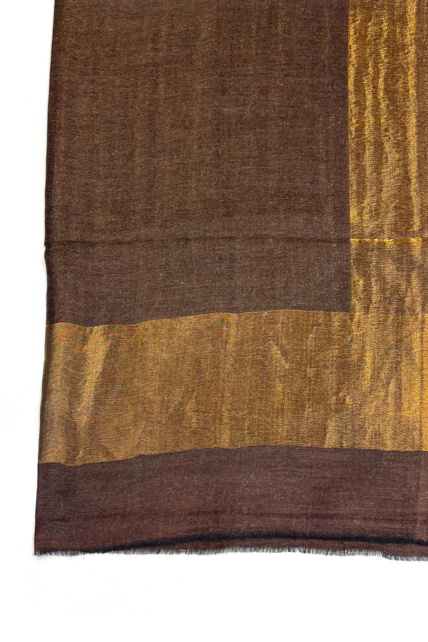 Pure Wool Zari Border Stole
