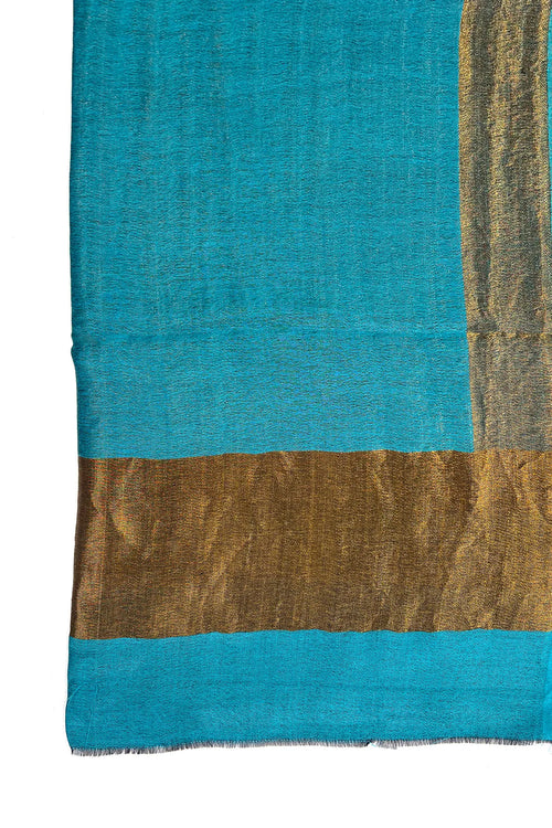 Pure Wool Zari Border Stole