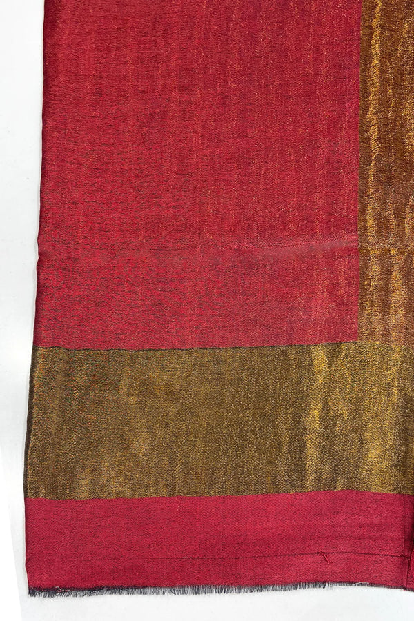 Pure Wool Zari Border Stole