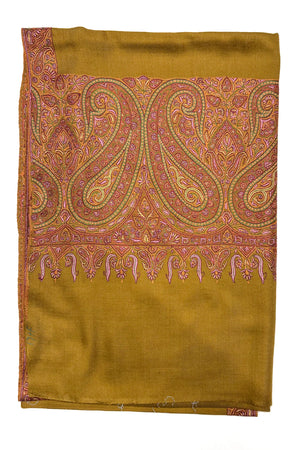 Pure Pashmina Sozni Palla Hand Embroidery Shawl