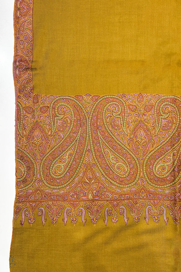 Pure Pashmina Sozni Palla Hand Embroidery Shawl