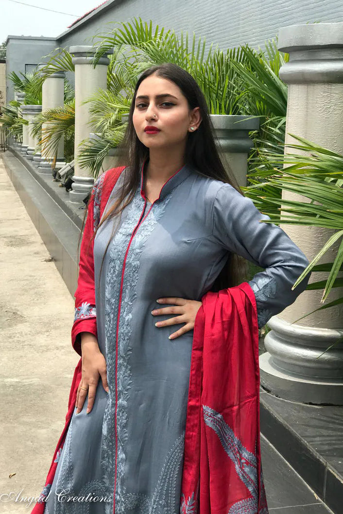 #Red&Grey