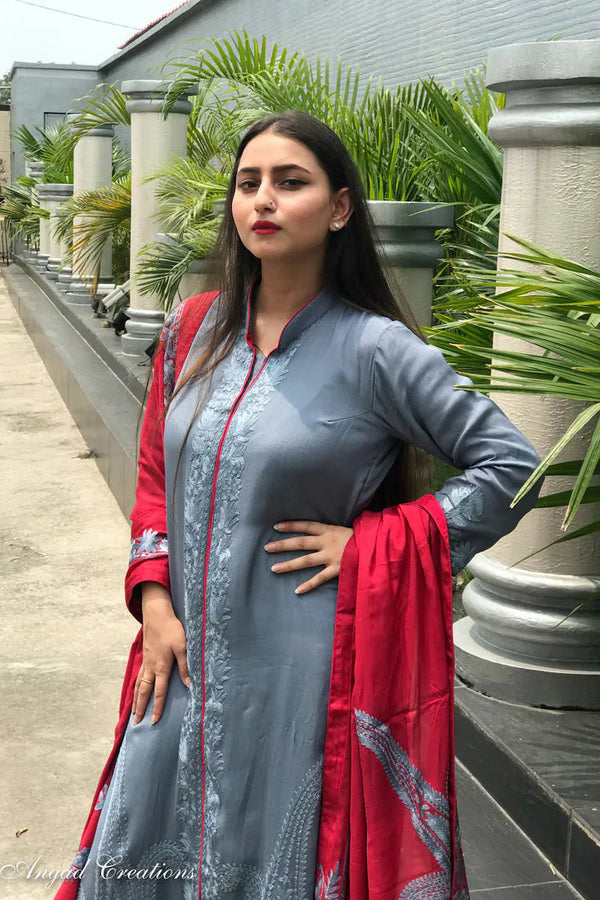 #Red&Grey