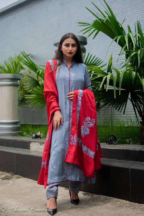 #Red&Grey
