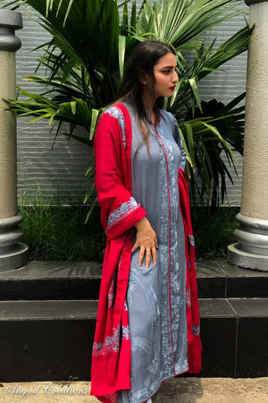 #Red&Grey