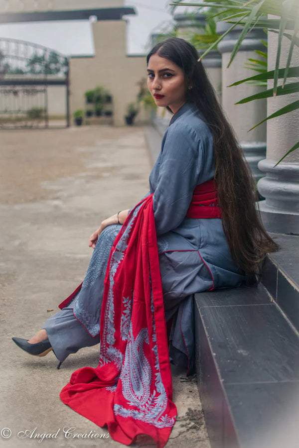 #Red&Grey