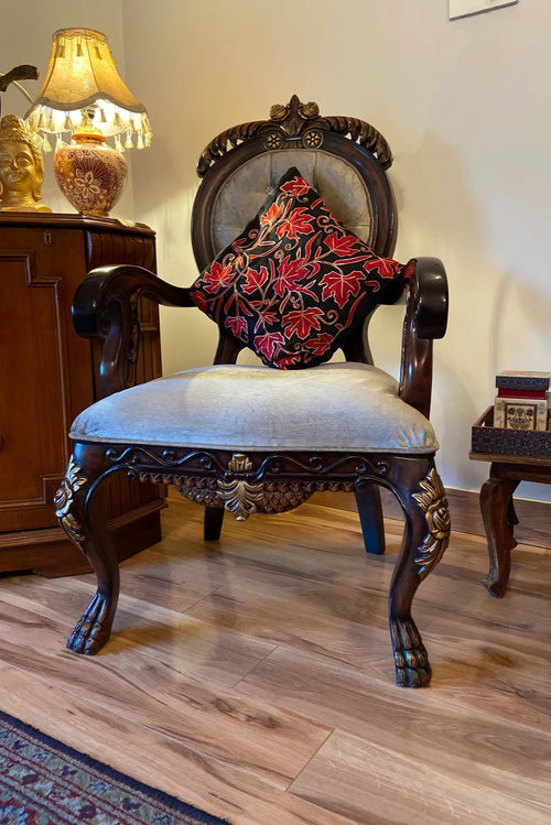 Crimson Noir Cushion Cover