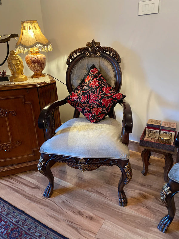 Crimson Noir Cushion Cover