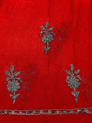 Traje salwar de Cachemira con bordado de hilo zari