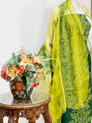 Salwar Suit with Kashmiri Aari Embroidery
