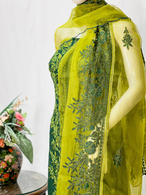 Salwar Suit with Kashmiri Aari Embroidery