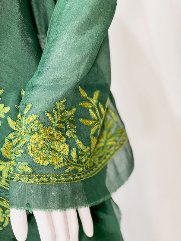 Salwar Suit with Kashmiri Aari Embroidery