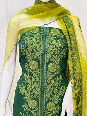 Salwar Suit with Kashmiri Aari Embroidery