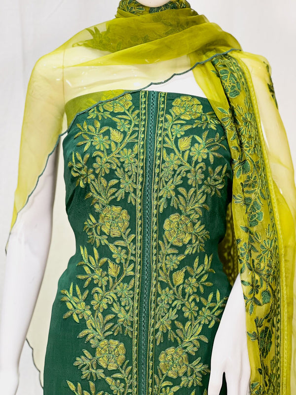 Salwar Suit with Kashmiri Aari Embroidery