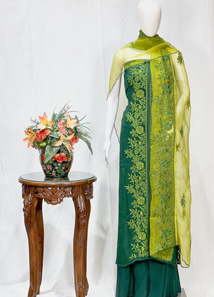 Salwar Suit with Kashmiri Aari Embroidery