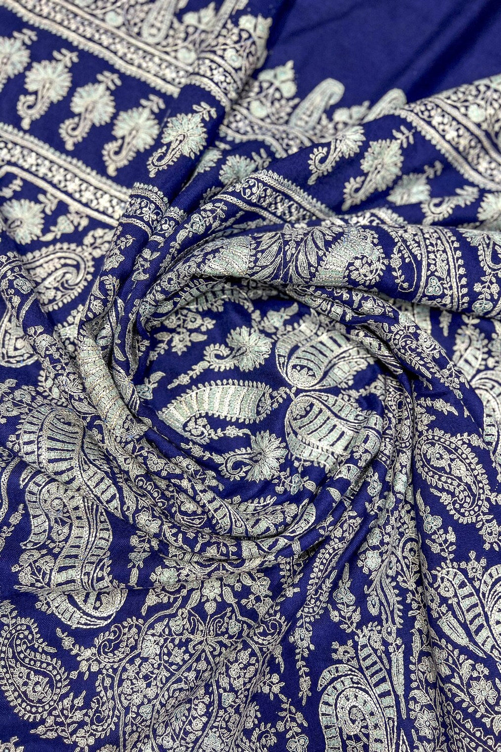 Vaarni — Sozni Tilla Jaal Hand Embroidered Pashmina Shawl