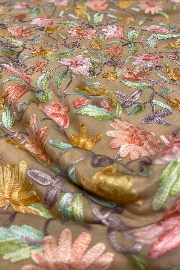 Kashmiri floral jaal Running Length