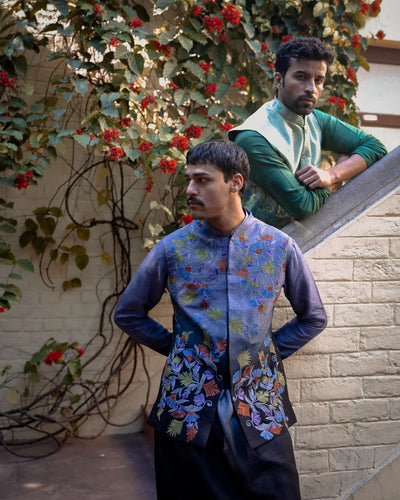 Two men in nehru jackets