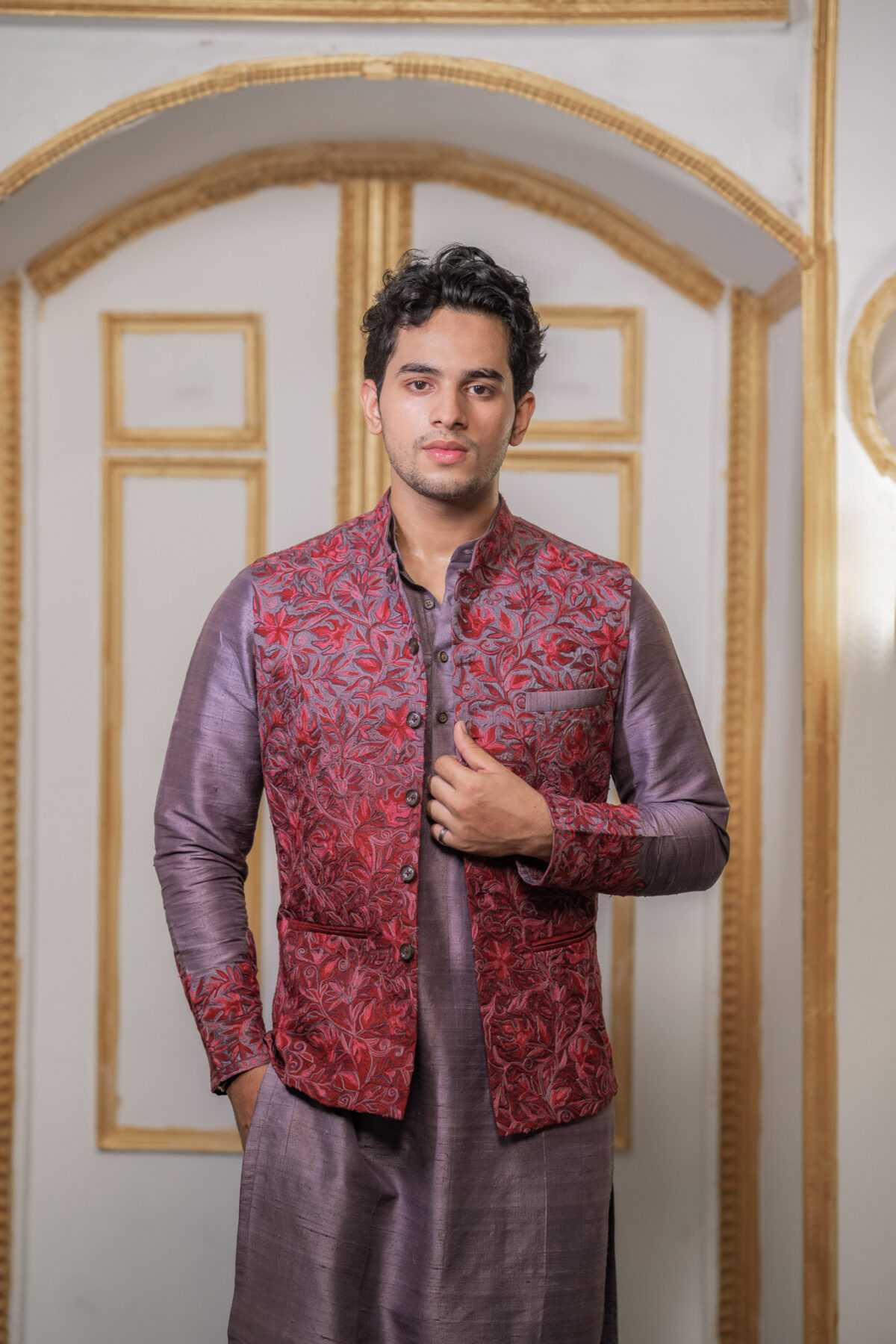 Outlook 60 Party Wear Kurta Pajama With Jacket Mens Collection  :textileexport